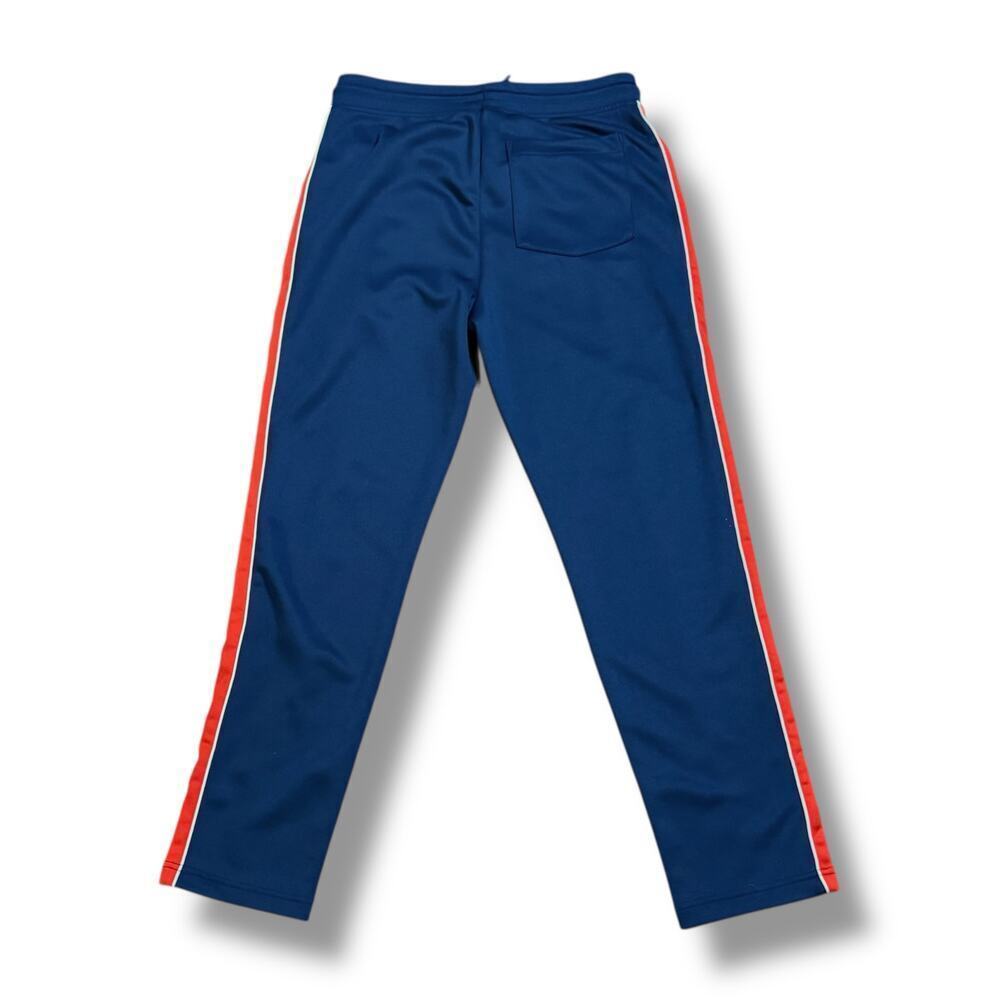 Original Use Track Pants Mens Blue Red White Racing Stripe Athleisure Size S